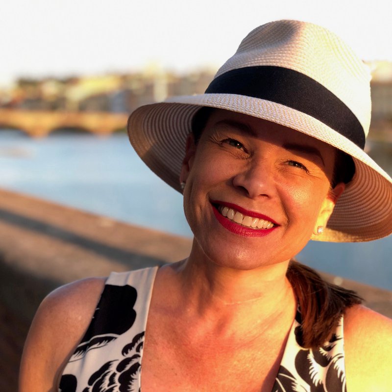 Renée Berberian in Florence, Italy